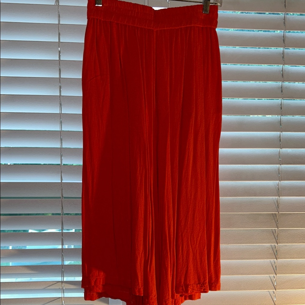 Orange Flowing Capi Pants